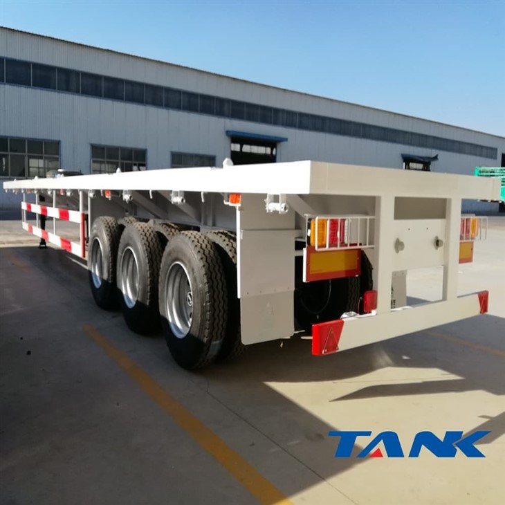 20/40 ft Flatbed Container Semi Trailer