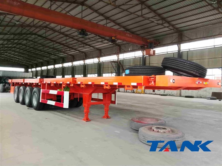20/40 ft Flatbed Container Semi Trailer